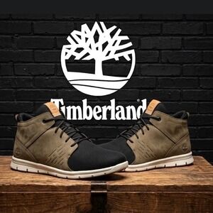 🔥Timberland Killington🎱🤑 Chukka  Olive Green Black Mesh Leather Boot LIKENEW